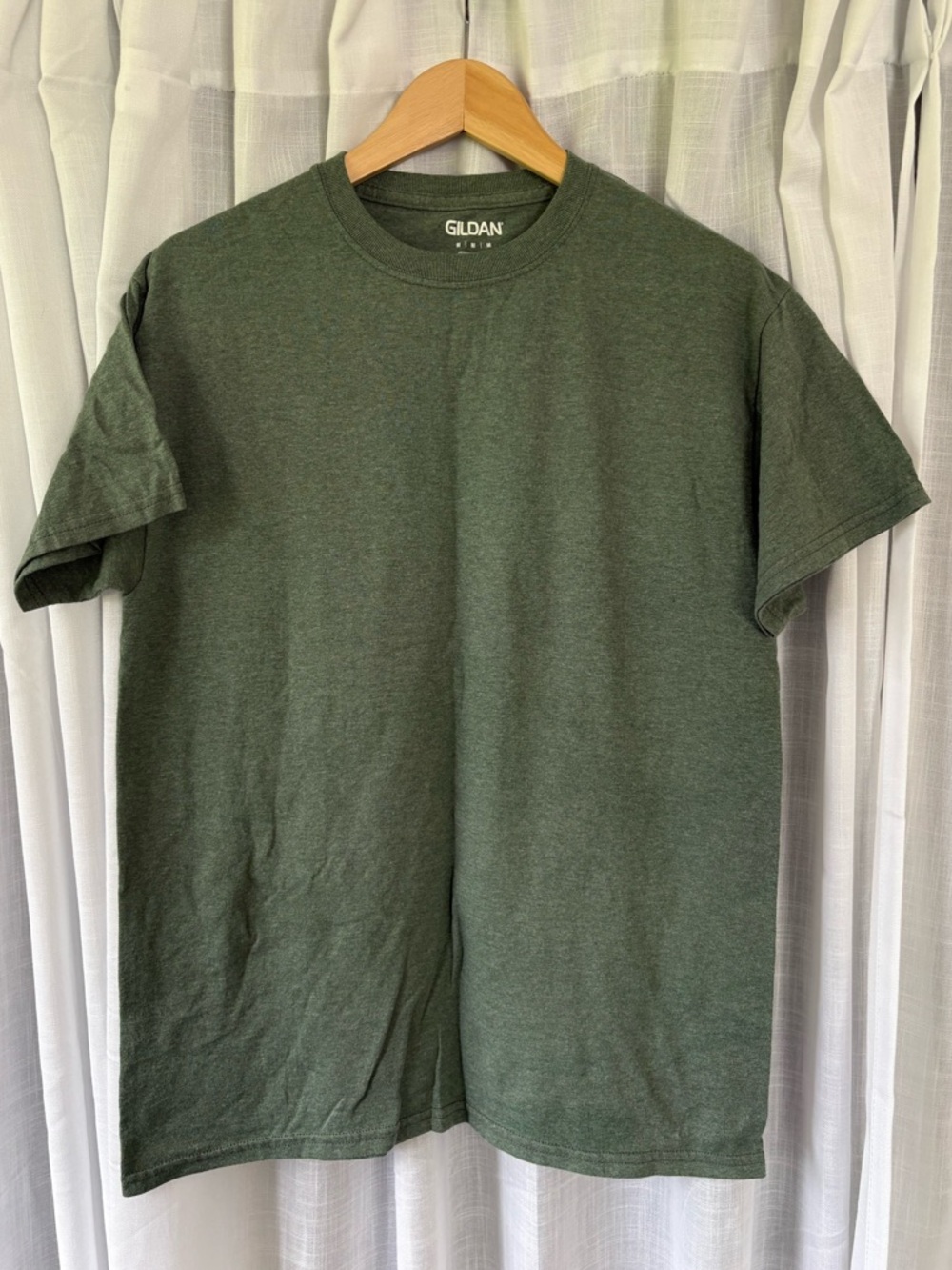 Gildan Olive Green Short Sleeve Crew T-Shirt